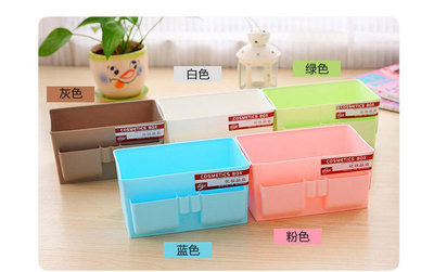 厂家直销粉嫩大容量塑料韩国杂物桌面收纳盒 美学与实用的完美融合